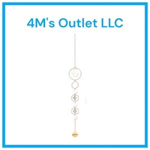 Gold and Crystal Sun Catcher